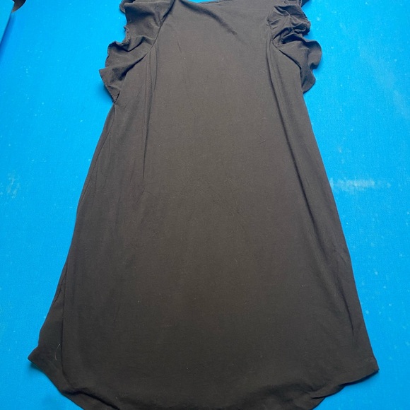 J. Crew Black Tunic with Ruffled Sleeves dress - Picture 2 of 6